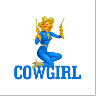 Vintage Cowgirl Posters and Art